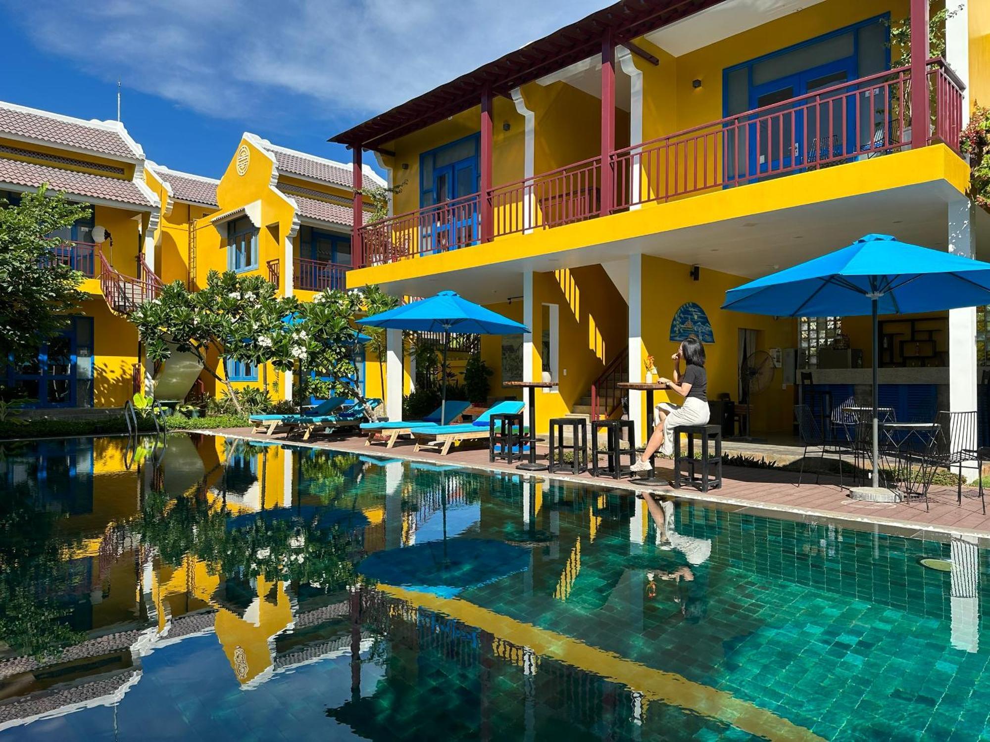 Chez Mimosa Hoi An Blue Villa Exterior foto