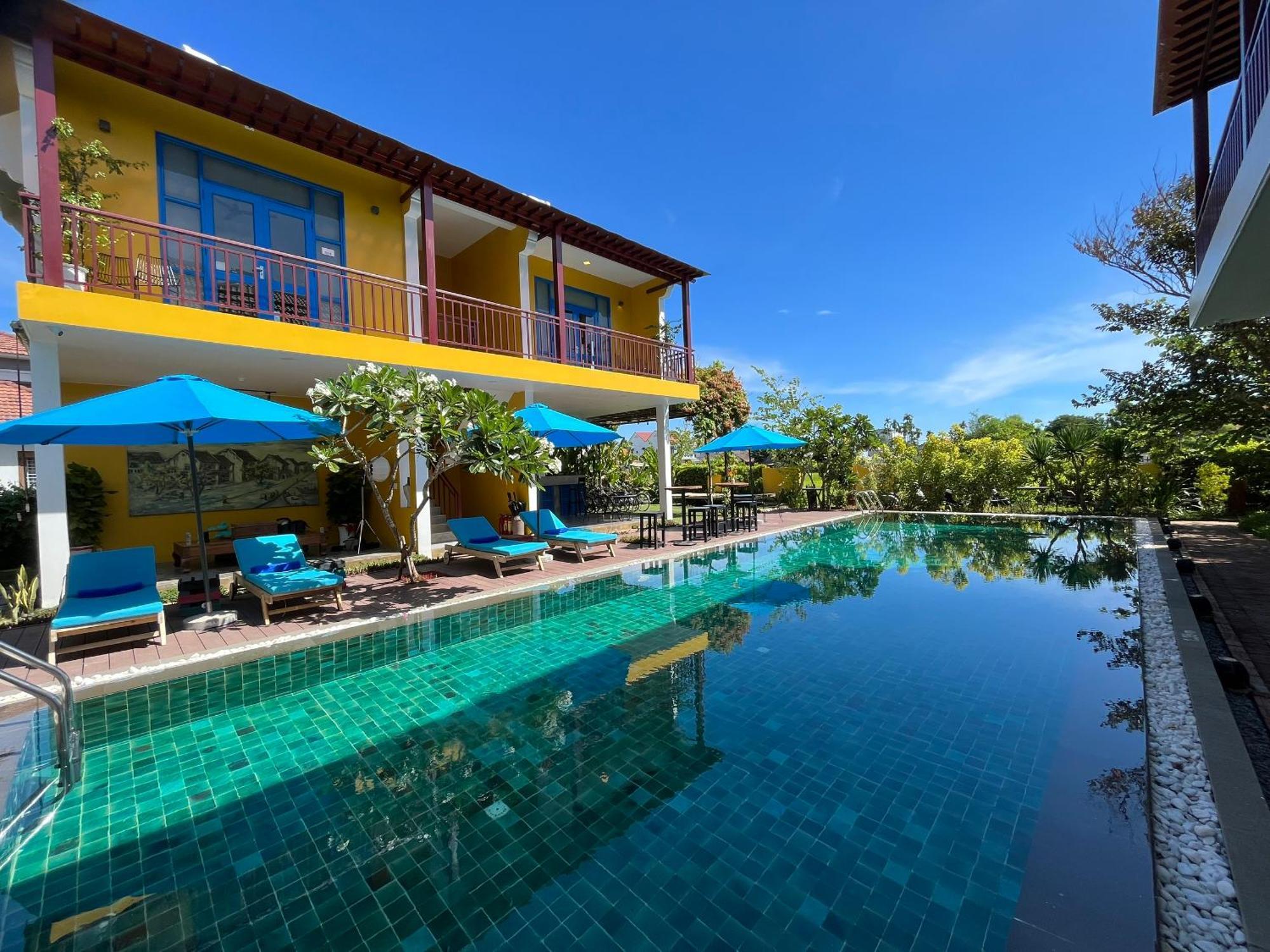 Chez Mimosa Hoi An Blue Villa Exterior foto