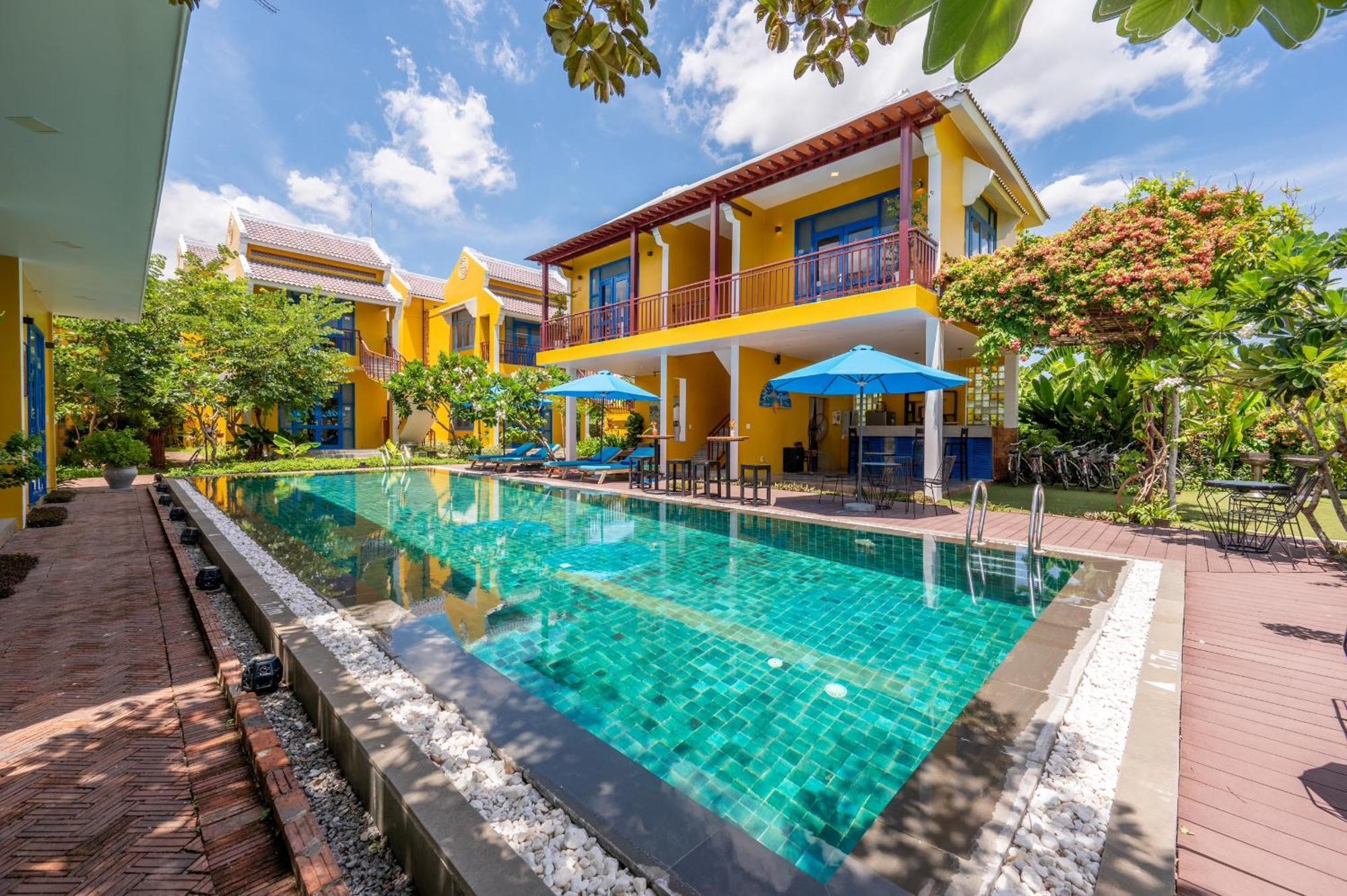 Chez Mimosa Hoi An Blue Villa Exterior foto